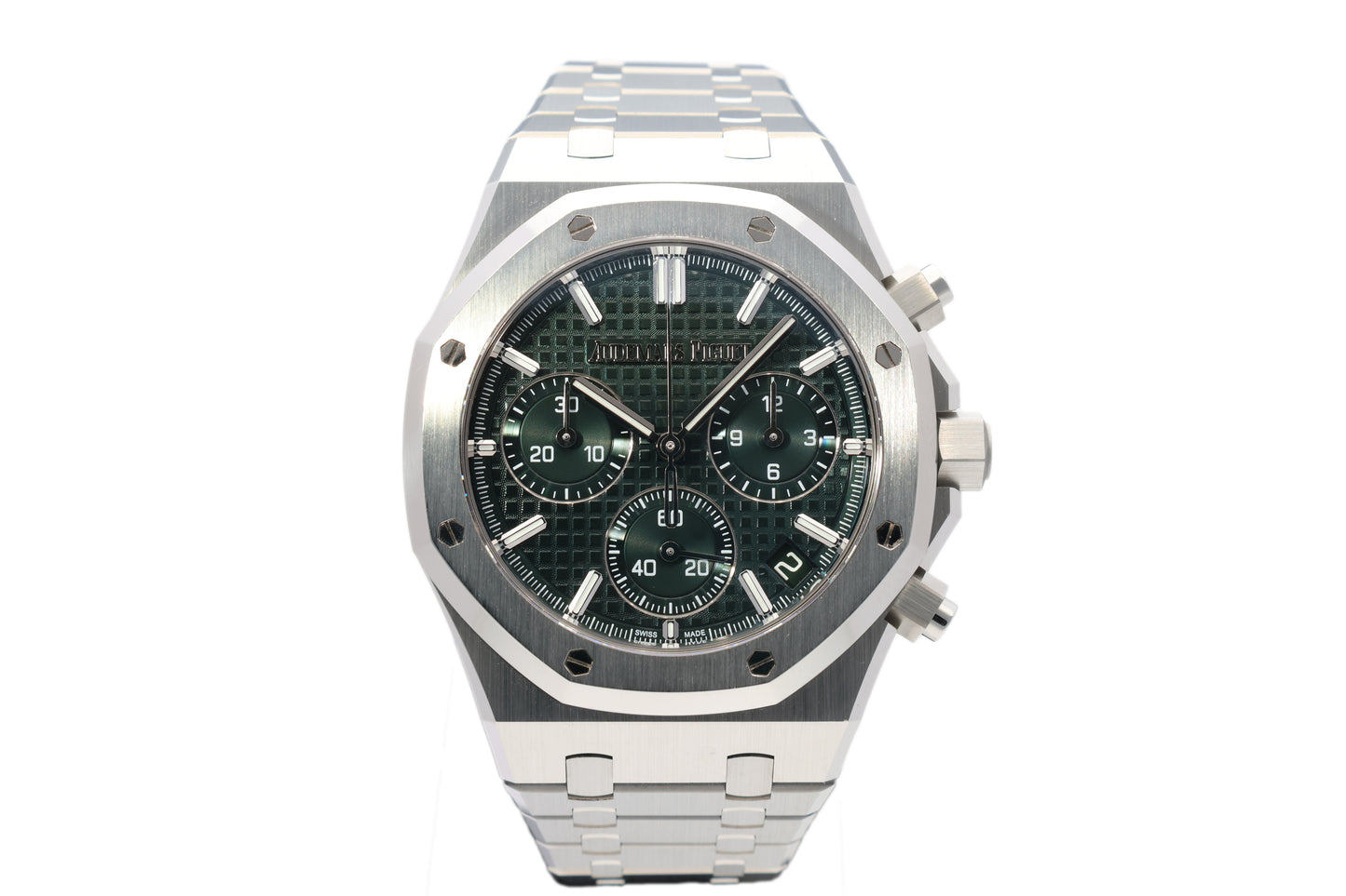 Audemars Piguet Royal Oak 50th Anniversary Green Dial Stainless Steel 26240ST.OO