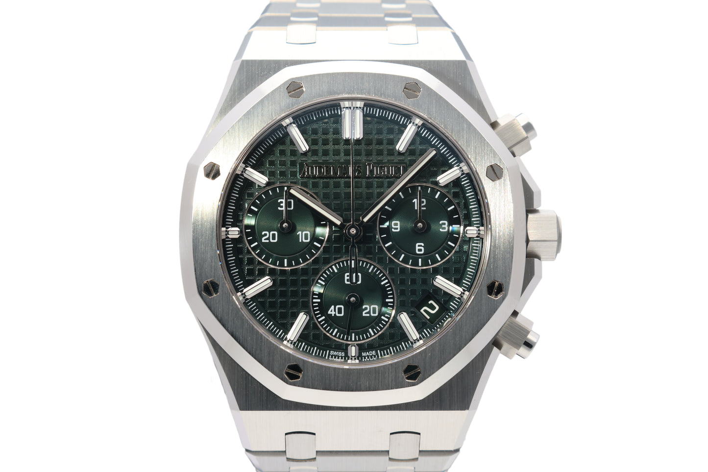 Audemars Piguet Royal Oak 50th Anniversary Green Dial Stainless Steel 26240ST.OO