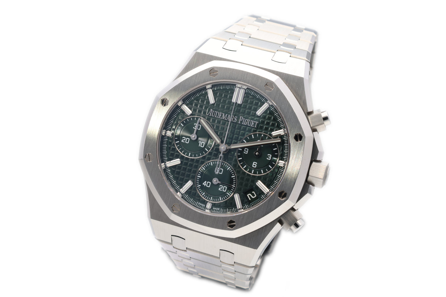 Audemars Piguet Royal Oak 50th Anniversary Green Dial Stainless Steel 26240ST.OO