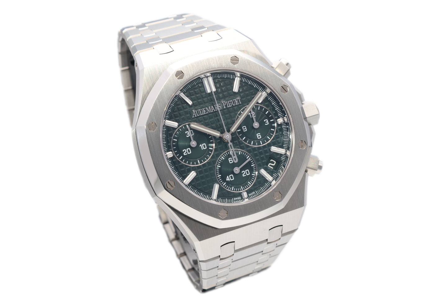 Audemars Piguet Royal Oak 50th Anniversary Green Dial Stainless Steel 26240ST.OO