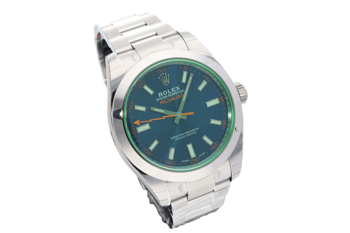 Rolex Milgauss Z-Blue Stainless Steel 116400GV-0002